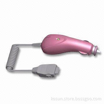 In-car Charger with Output Current of Up to 1A and 6.15 to 7.1V DC Output Voltage, CE/RoHS Certified